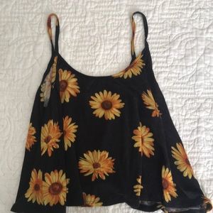 Flowy Sunflower Tank